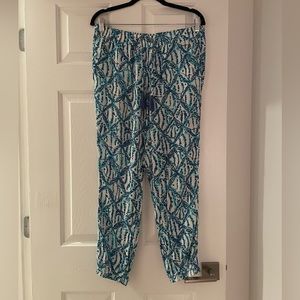 Lilly Pulitzer pull-on jogger pants - small